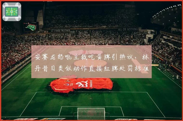 安赛龙怒吼主裁吃黄牌引热议,林丹昔日类似动作直接红牌处罚标准存疑